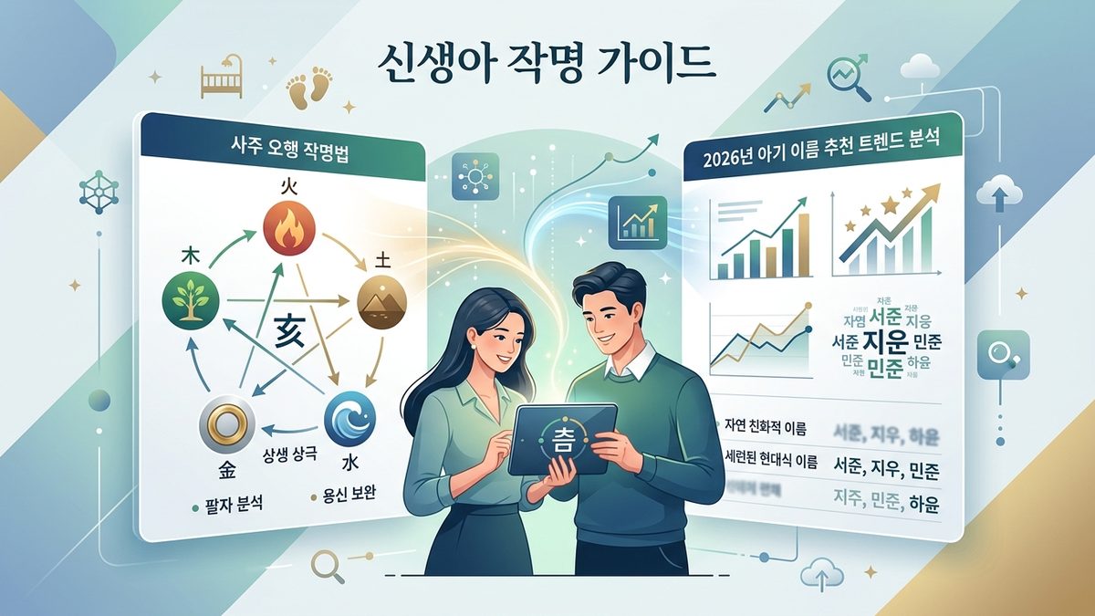 신생아 이름 순위 대법원 통계와 2026년 인기 아기 이름 추천 분석