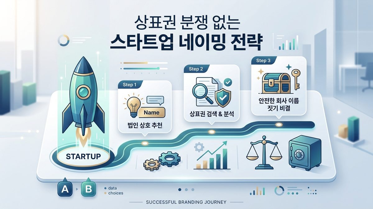 상표권 분쟁 없는 스타트업 네이밍 전략: 법인 상호 추천부터 안전한 회사 이름 짓기 비결까지